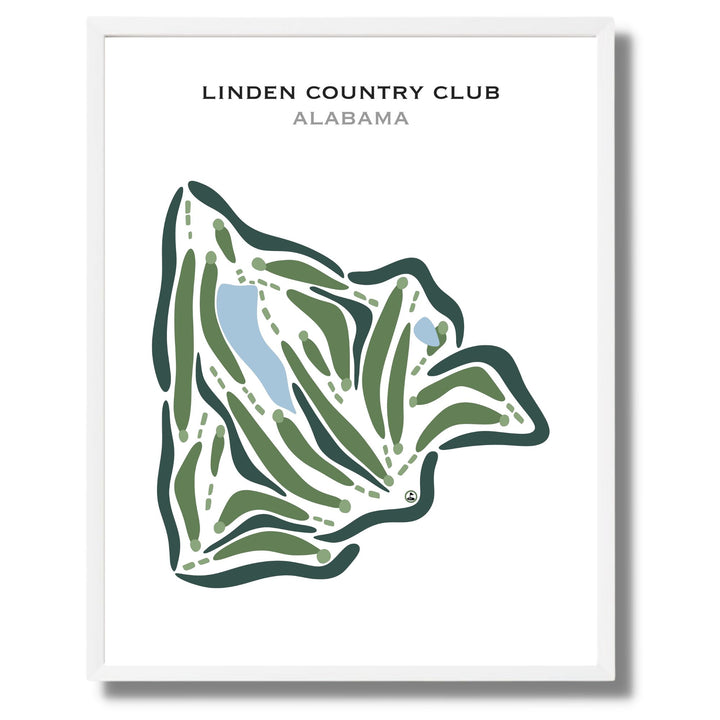 Linden Country Club, Alabama - Printed Golf Courses