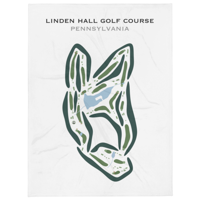 Linden Hall Golf Course, Pennsylvania - Printed Golf Courses