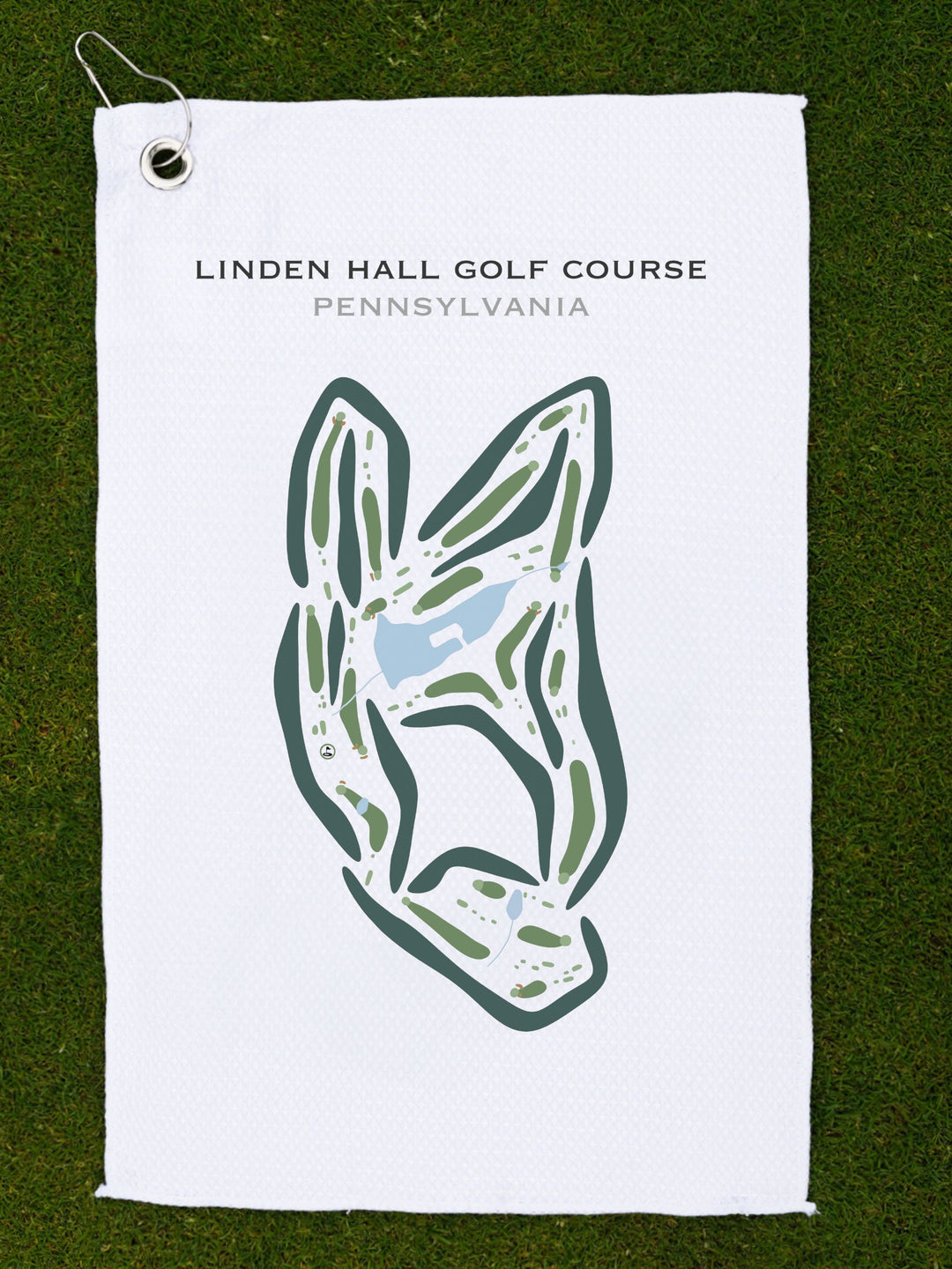 Linden Hall Golf Course, Pennsylvania - Printed Golf Courses