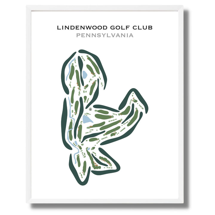 Lindenwood Golf Club, Pennsylvania - Printed Golf Courses