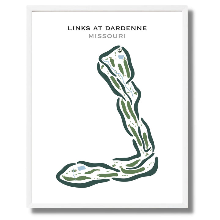 Links at Dardenne, Missouri - Printed Golf Courses