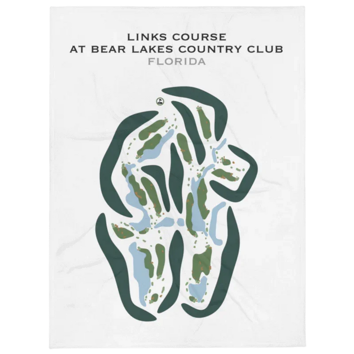 Links Course at Bear Lakes Country Club, Florida - Printed Golf Courses