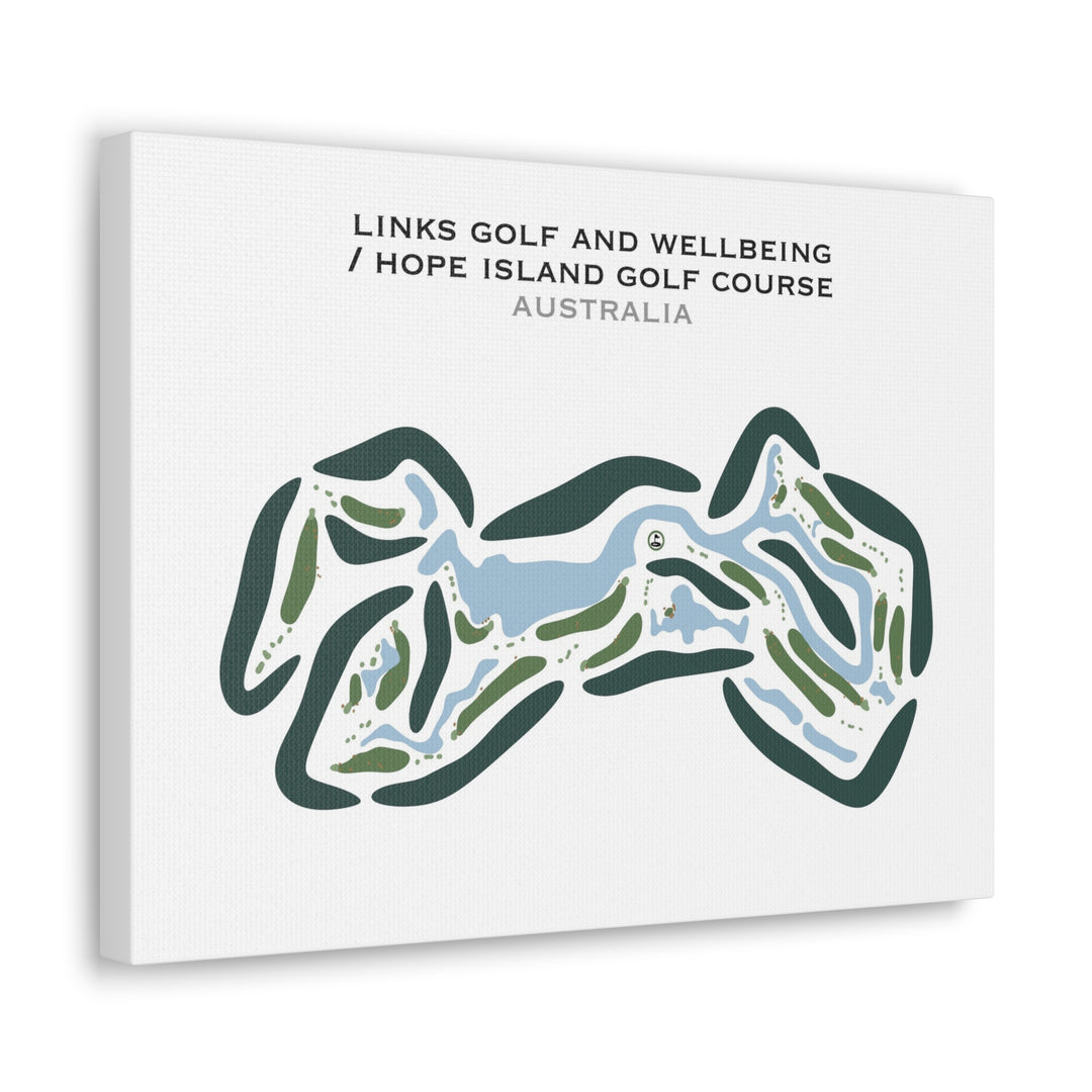 Links Golf & Wellbeing | Hope Island Golf Course, Australia - Printed Golf Courses