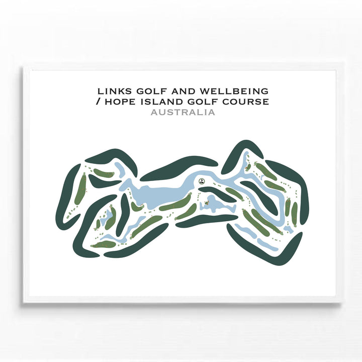 Links Golf & Wellbeing | Hope Island Golf Course, Australia - Printed Golf Courses