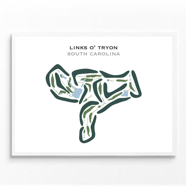 Links O'Tryon, South Carolina - Printed Golf Courses