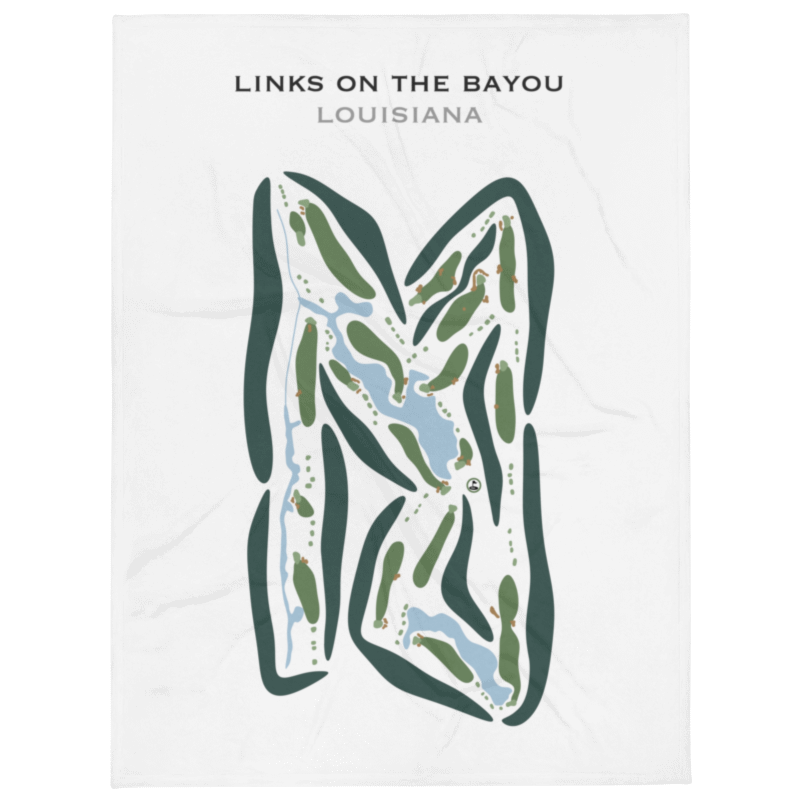 Links On the Bayou, Louisiana - Printed Golf Courses