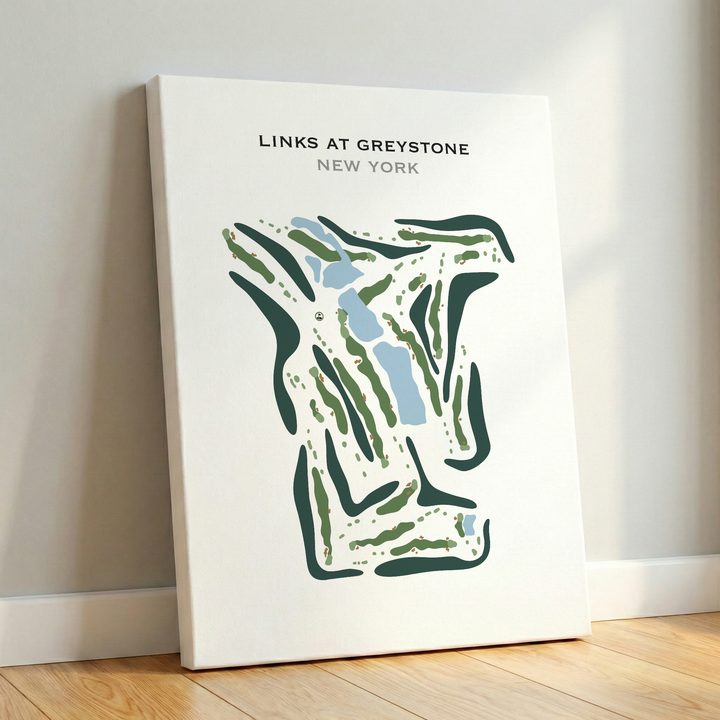 The Links at Greystone, New York - Printed Golf Courses