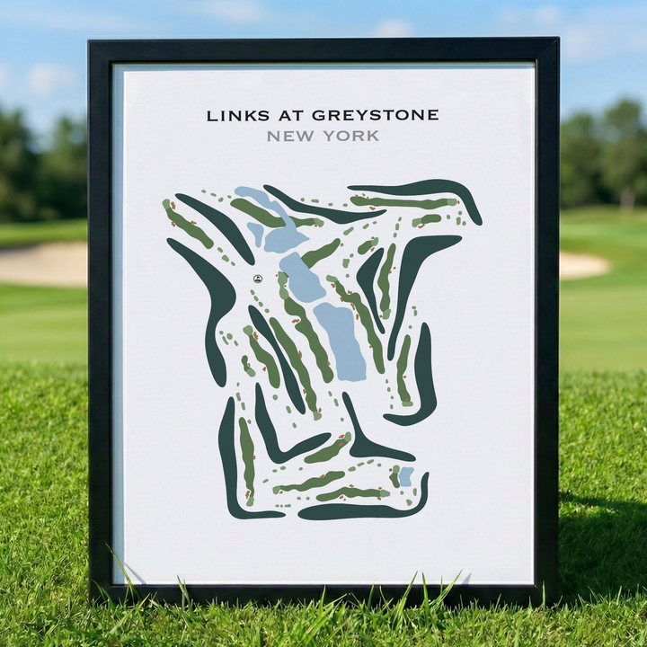 The Links at Greystone, New York - Printed Golf Courses