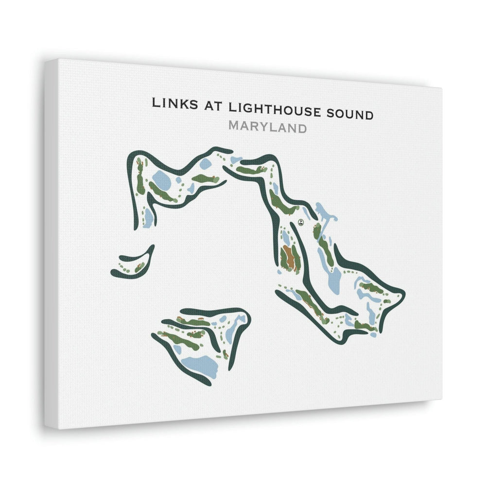 Links At Lighthouse Sound, Maryland - Printed Golf Courses - Golf Course Prints