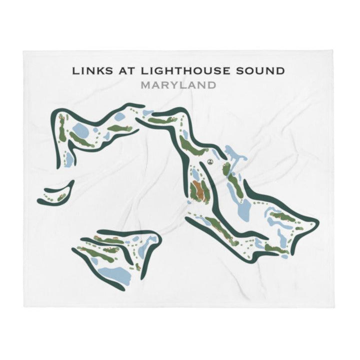 Links At Lighthouse Sound, Maryland - Printed Golf Courses - Golf Course Prints