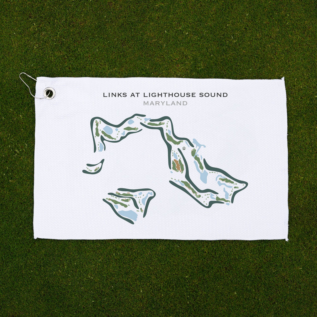 Links At Lighthouse Sound, Maryland - Printed Golf Courses