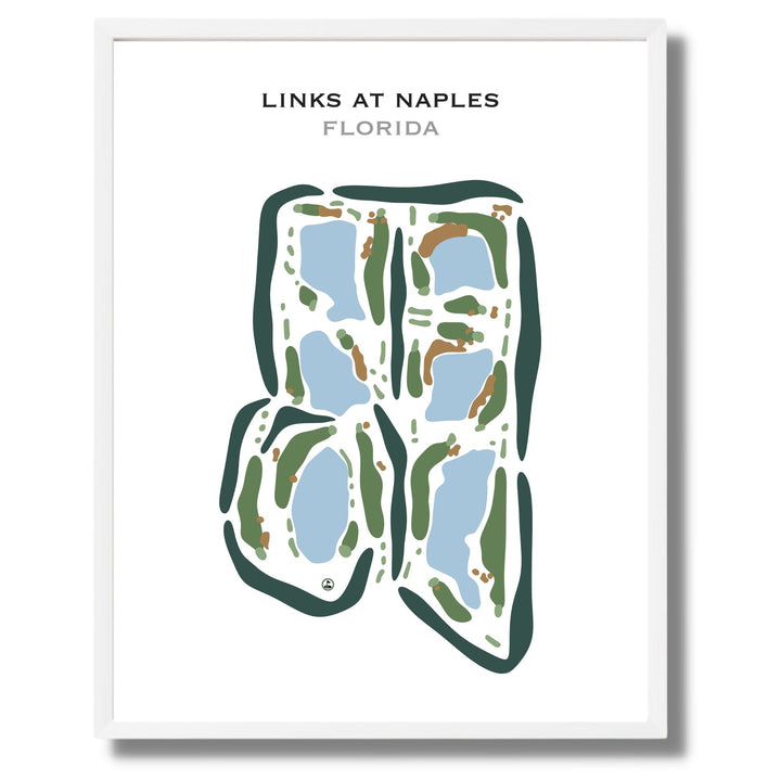 The Links of Naples, Florida - Printed Golf Courses