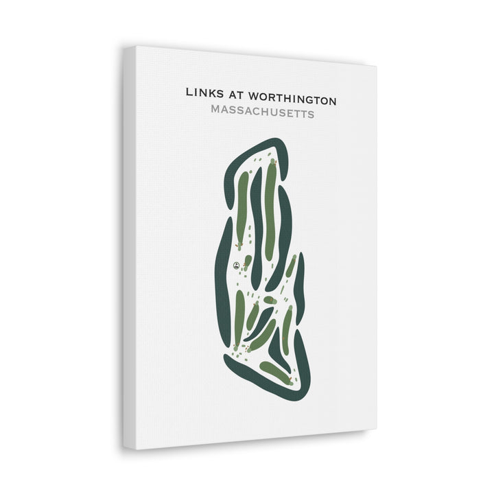 The Links at Worthington, Massachusetts - Printed Golf Courses