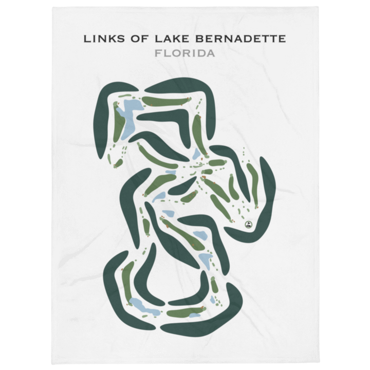 Links of Lake Bernadette, Florida - Printed Golf Courses