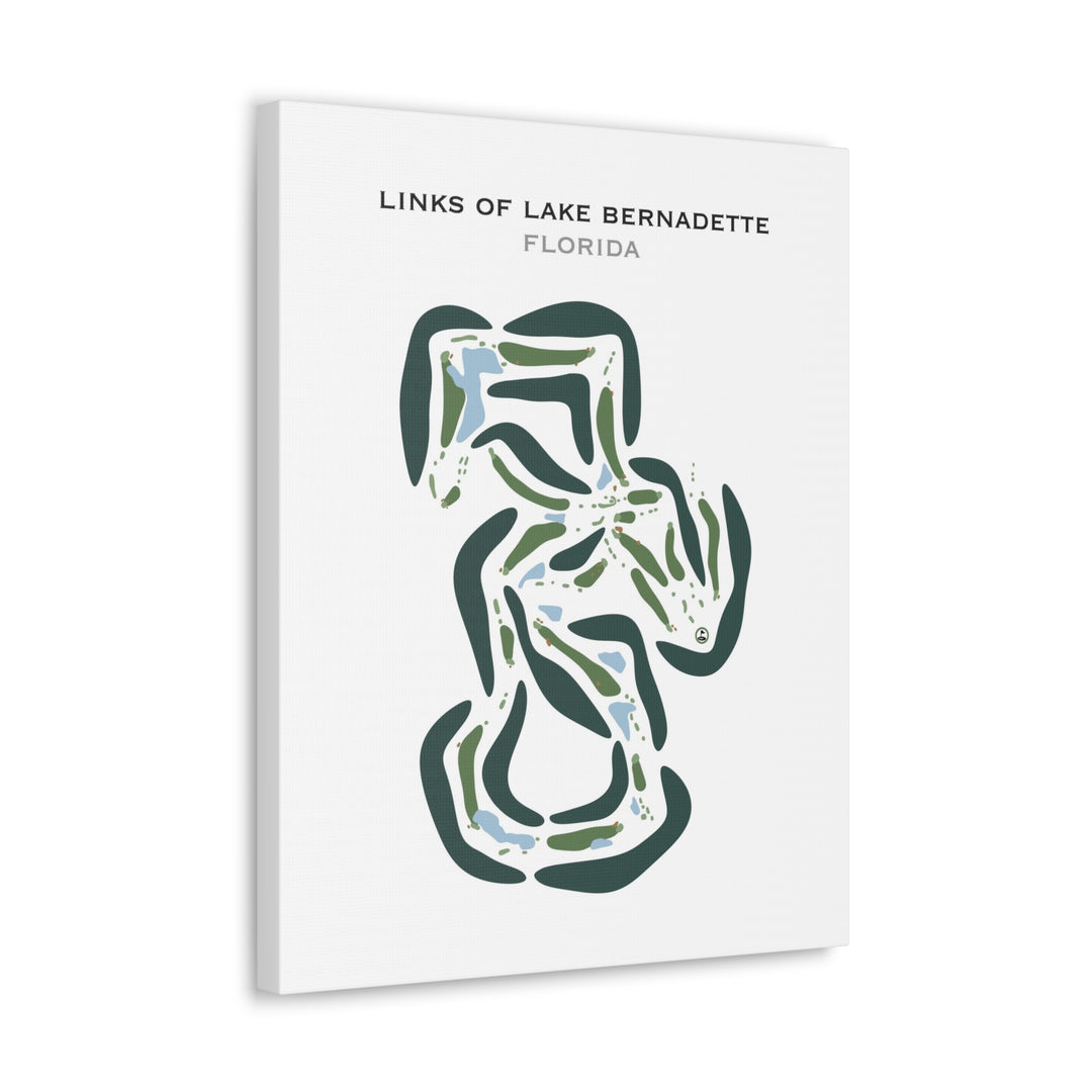 Links of Lake Bernadette, Florida - Printed Golf Courses