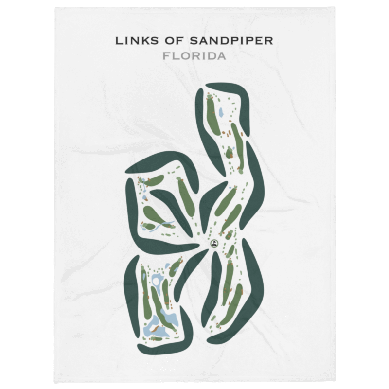 Links of Sandpiper, Florida - Printed Golf Courses