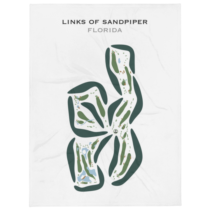 Links of Sandpiper, Florida - Printed Golf Courses