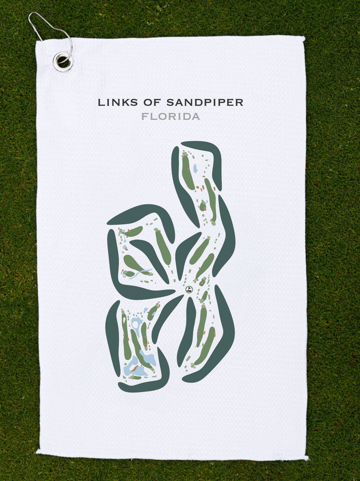 Links of Sandpiper, Florida - Printed Golf Courses