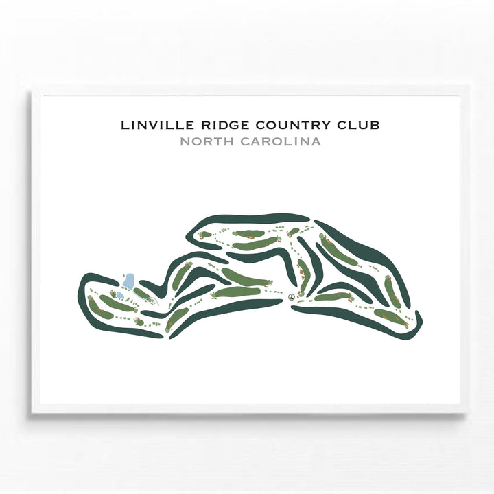 Linville Ridge Country Club, North Carolina - Printed Golf Courses