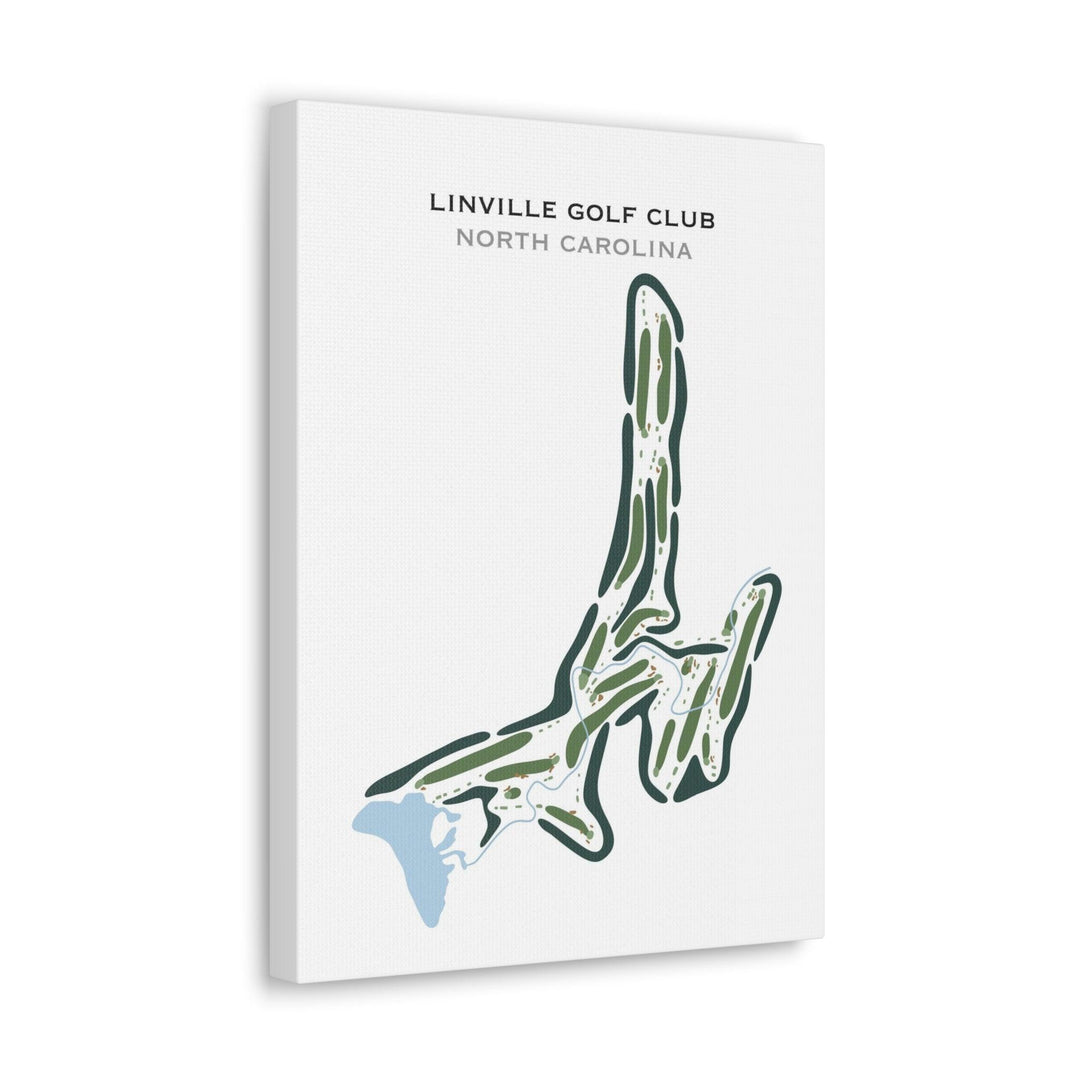 Linville Golf Club, North Carolina - Printed Golf Courses - Golf Course Prints