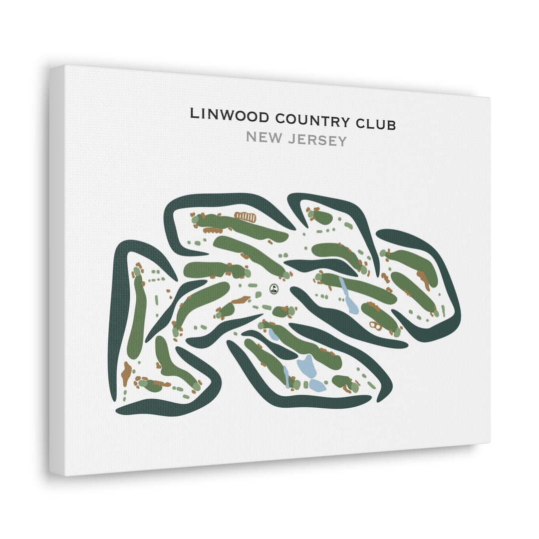 Linwood Country Club, New Jersey - Printed Golf Courses