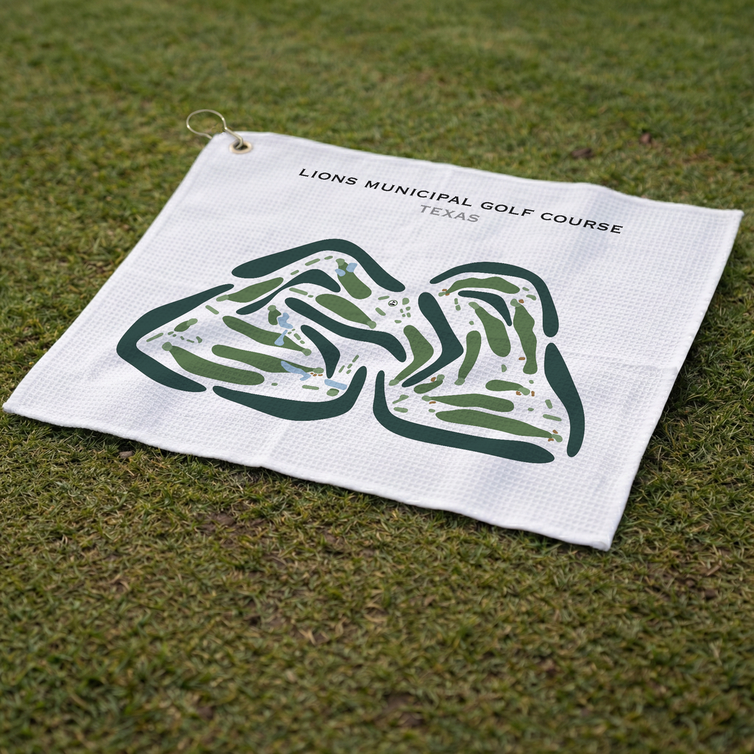 Lions Municipal Golf Course, Texas - Printed Golf Courses
