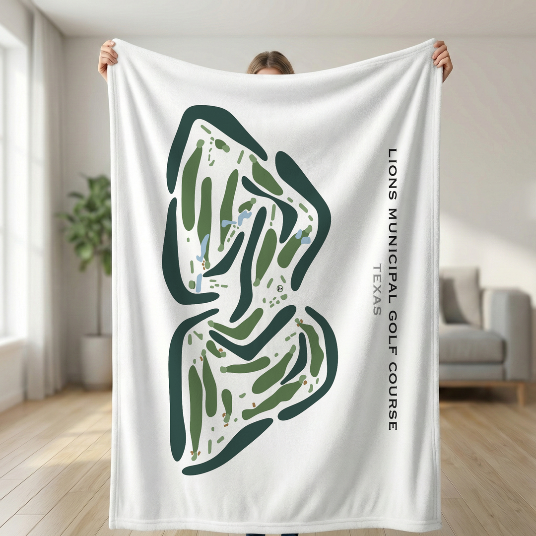 Lions Municipal Golf Course, Texas - Printed Golf Courses