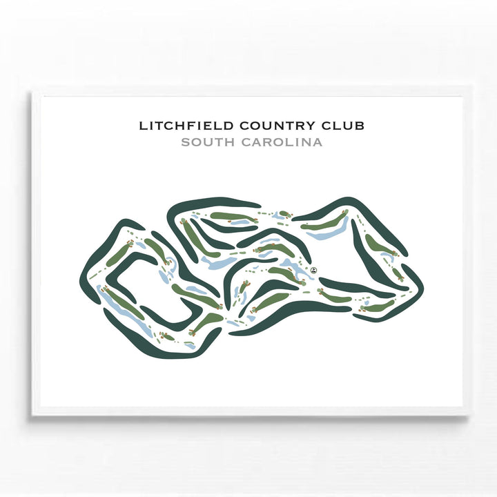 Litchfield Country Club, South Carolina - Printed Golf Courses