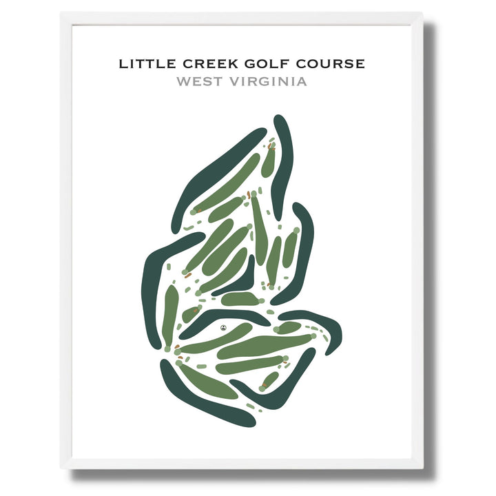 Little Creek Golf Course, West Virginia - Printed Golf Courses