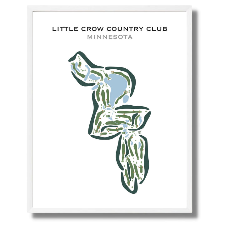 Little Crow Country Club, Minnesota - Printed Golf Courses