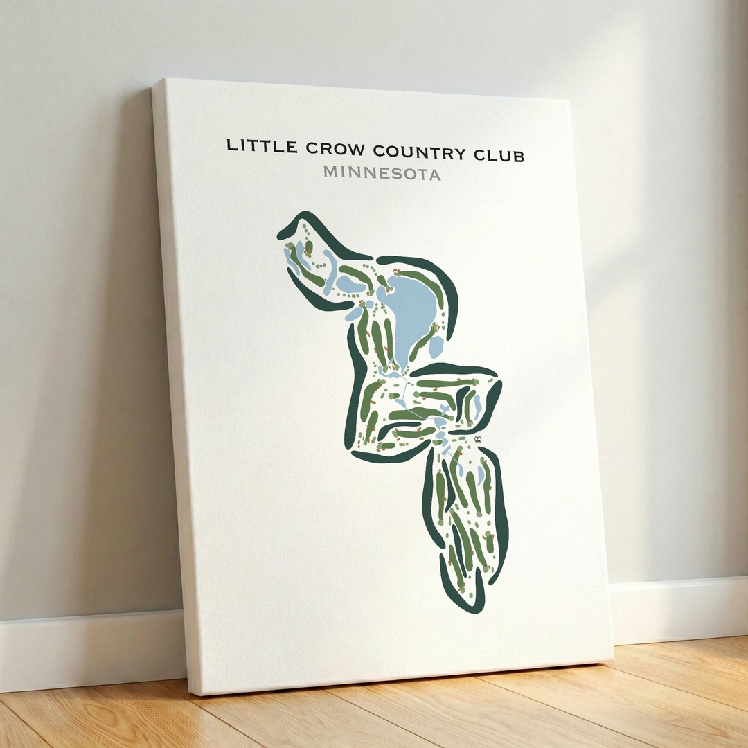 Little Crow Country Club, Minnesota - Printed Golf Courses