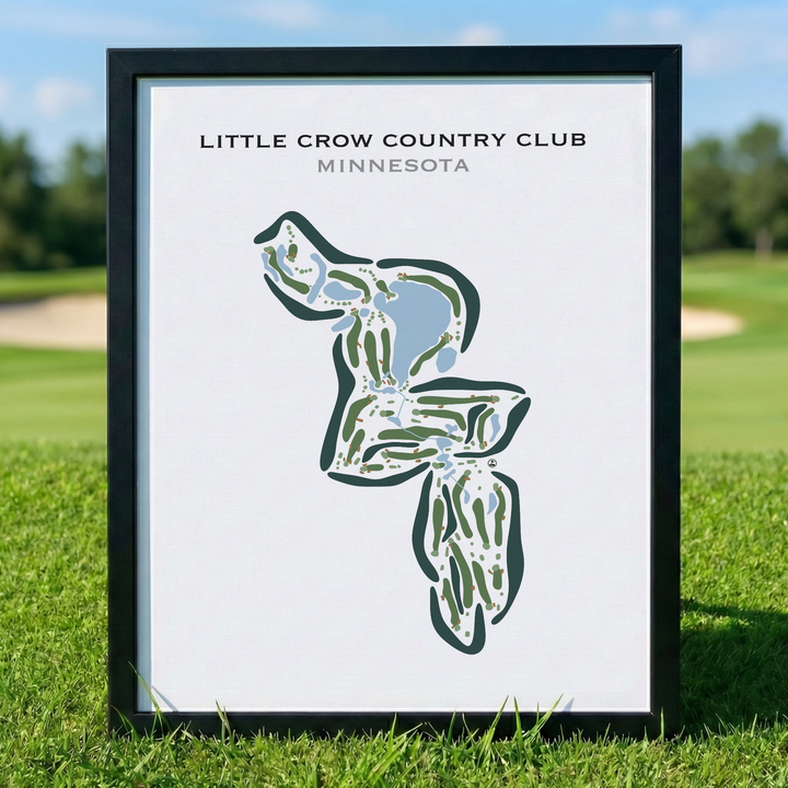 Little Crow Country Club, Minnesota - Printed Golf Courses