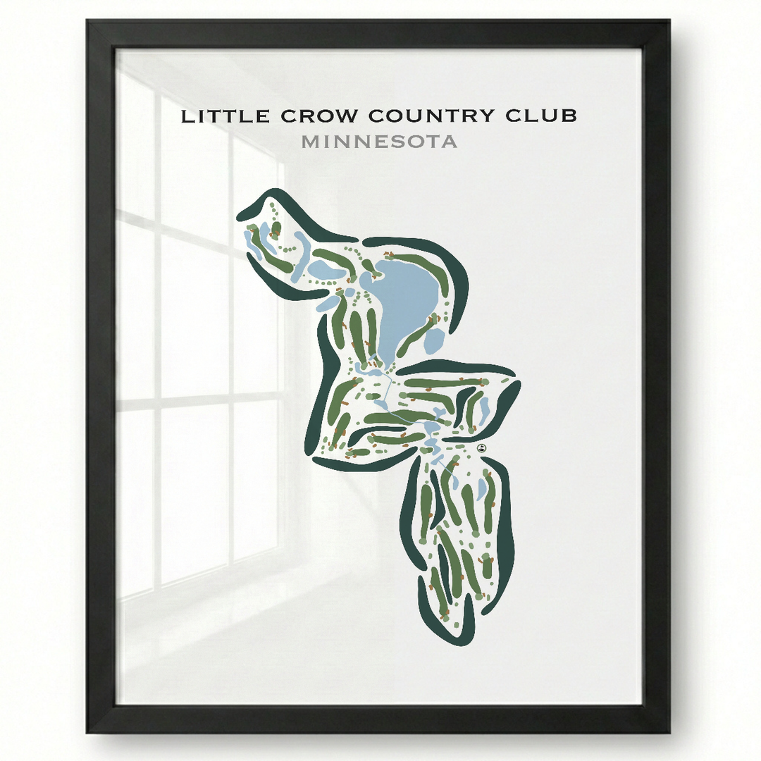 Little Crow Country Club, Minnesota - Printed Golf Courses