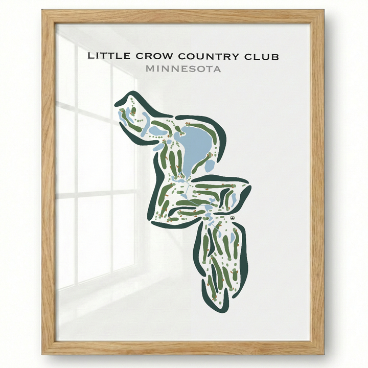 Little Crow Country Club, Minnesota - Printed Golf Courses