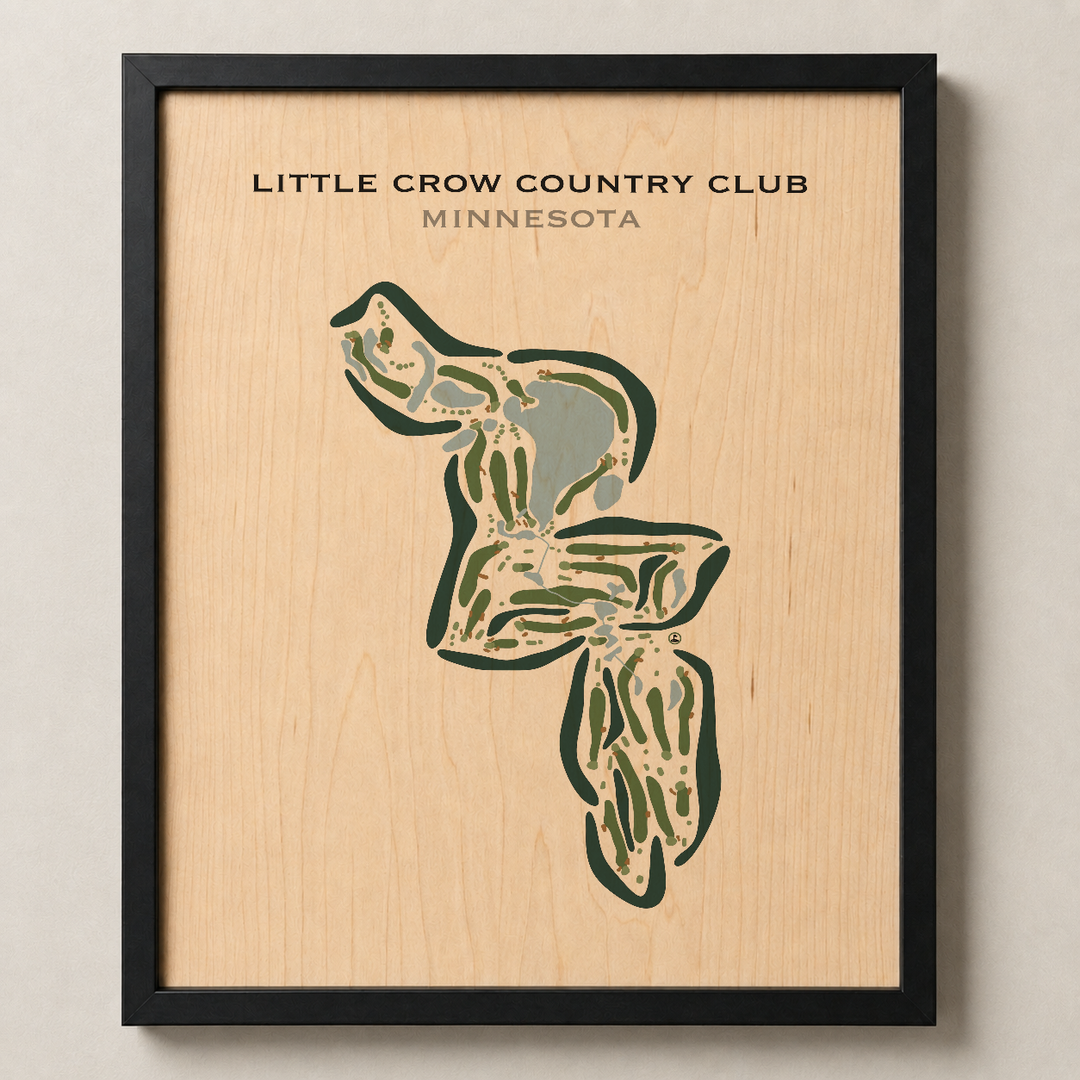 Little Crow Country Club, Minnesota - Printed Golf Courses