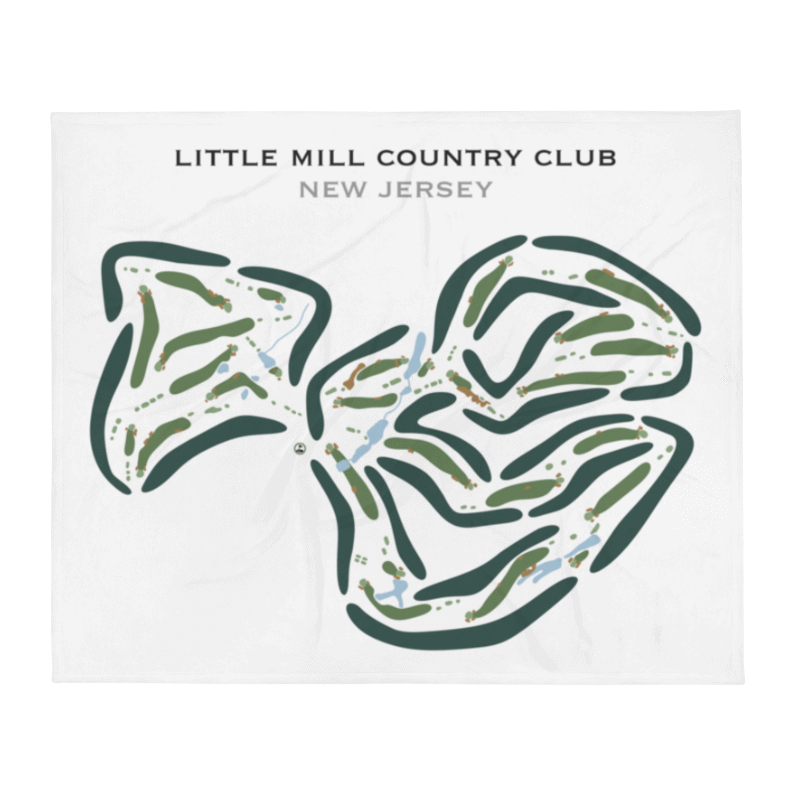 Little Mill Country Club, New Jersey - Printed Golf Courses