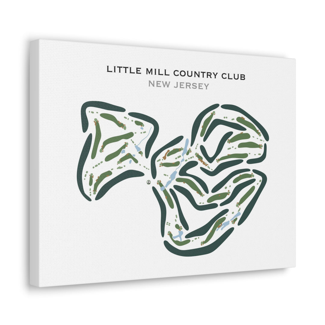 Little Mill Country Club, New Jersey - Printed Golf Courses