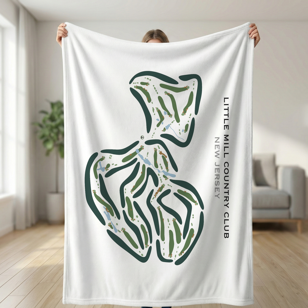 Little Mill Country Club, New Jersey - Printed Golf Courses