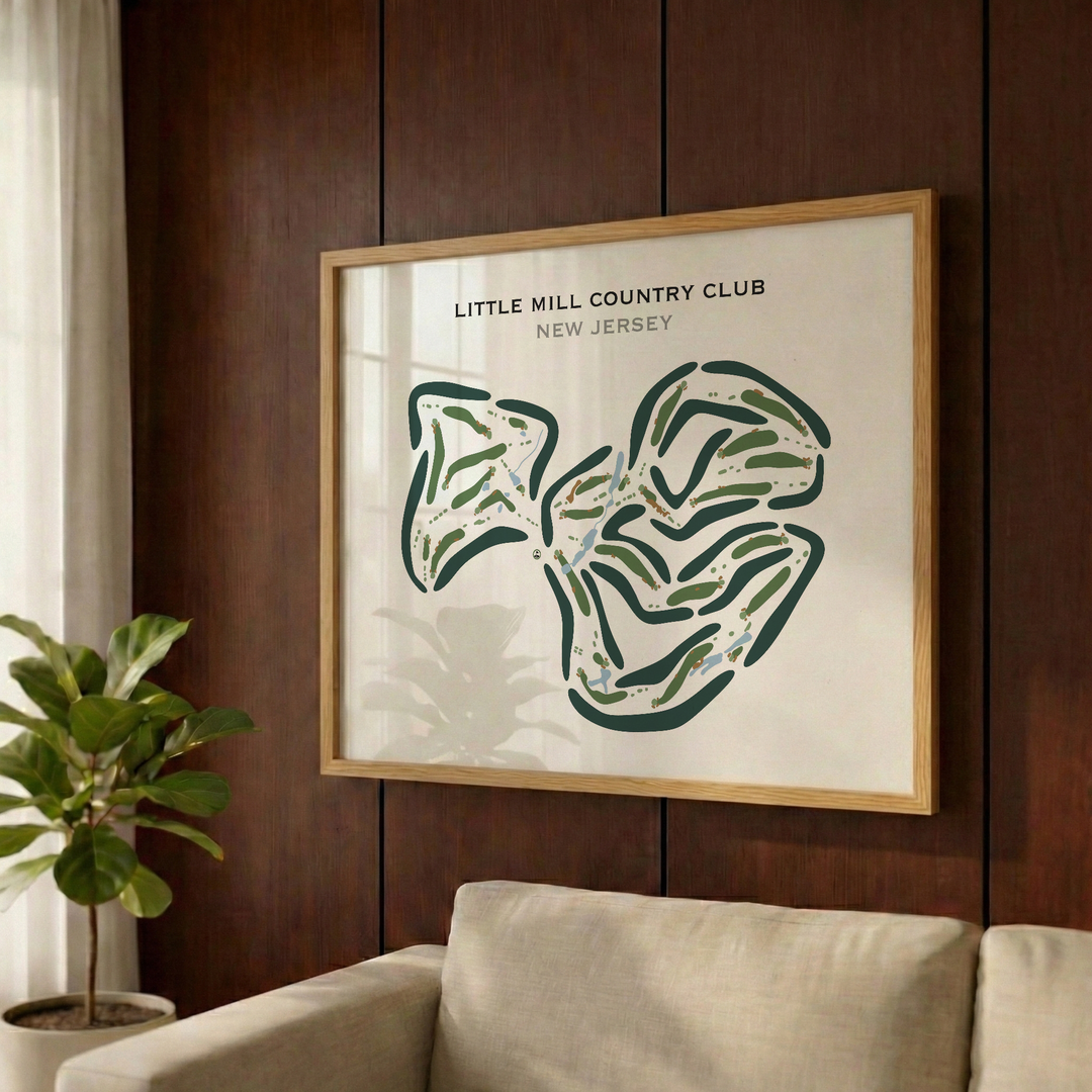 Little Mill Country Club, New Jersey - Printed Golf Courses