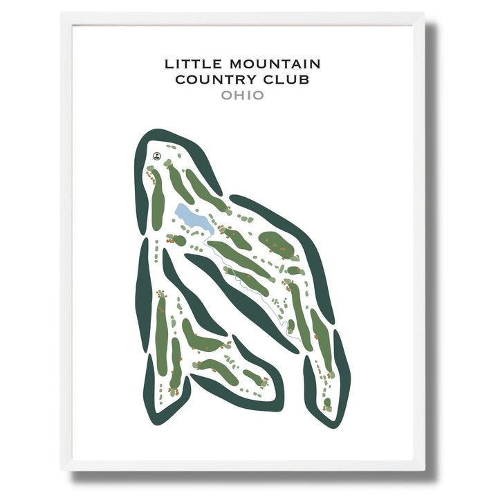 Little Mountain Country Club, Ohio - Printed Golf Courses