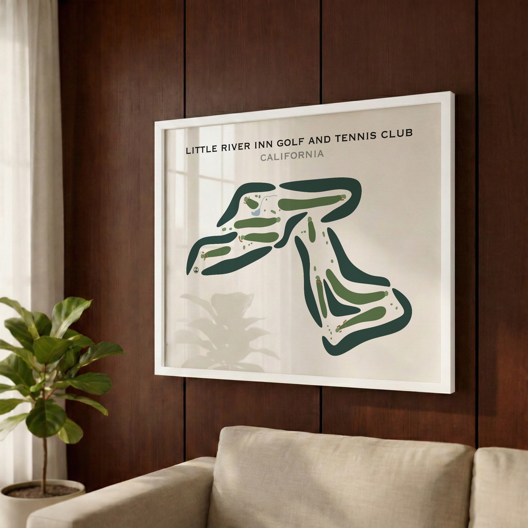 Little River Inn Golf & Tennis Club, California - Printed Golf Courses