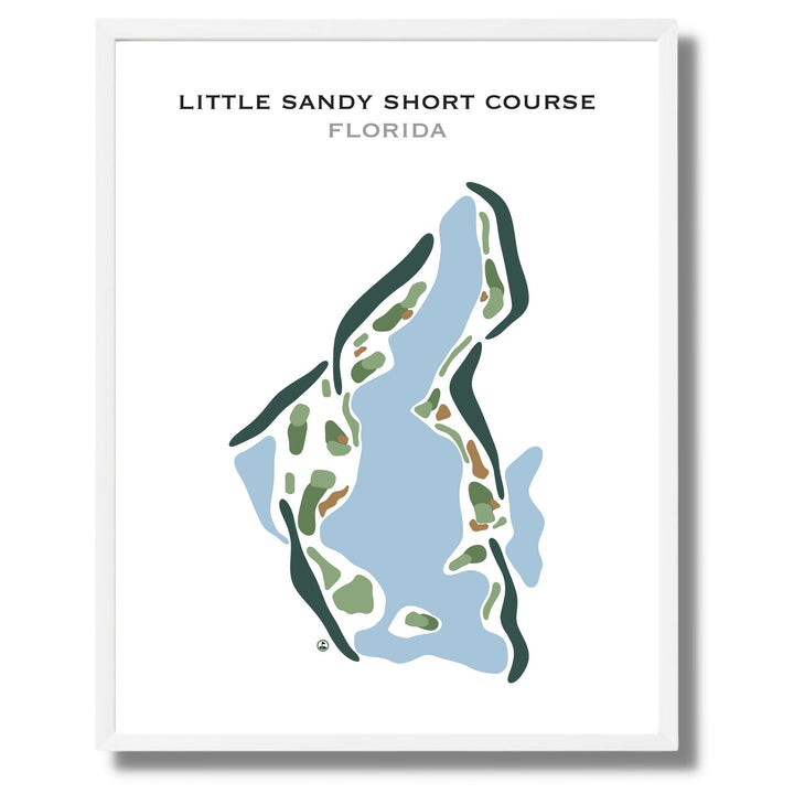 Little Sandy Short Course, Florida - Printed Golf Courses