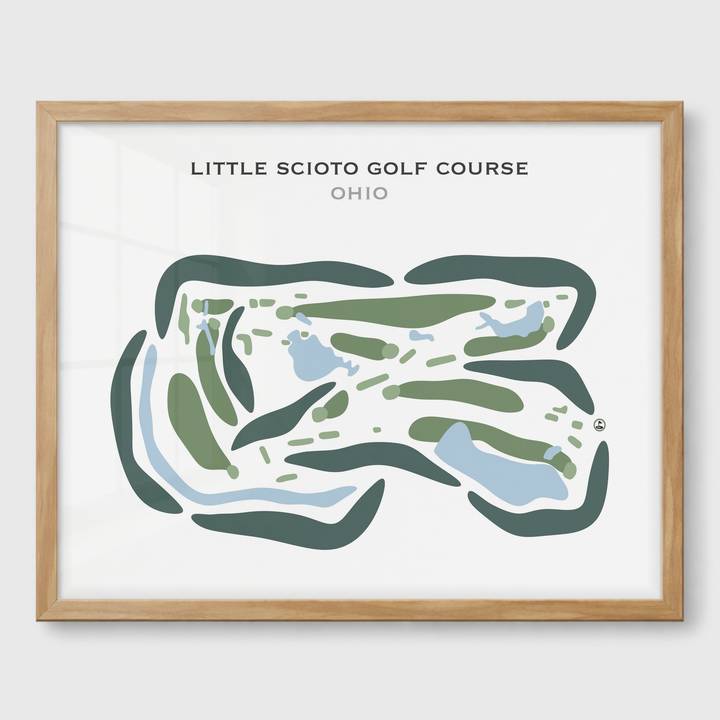Little Scioto Golf Course, Ohio - Printed Golf Courses