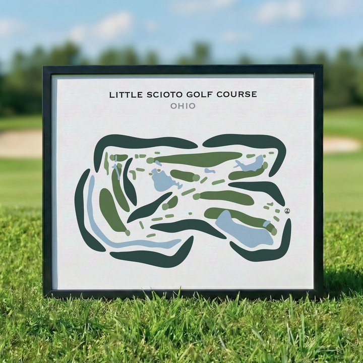 Little Scioto Golf Course, Ohio - Printed Golf Courses