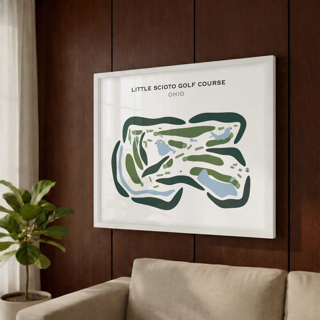 Little Scioto Golf Course, Ohio - Printed Golf Courses