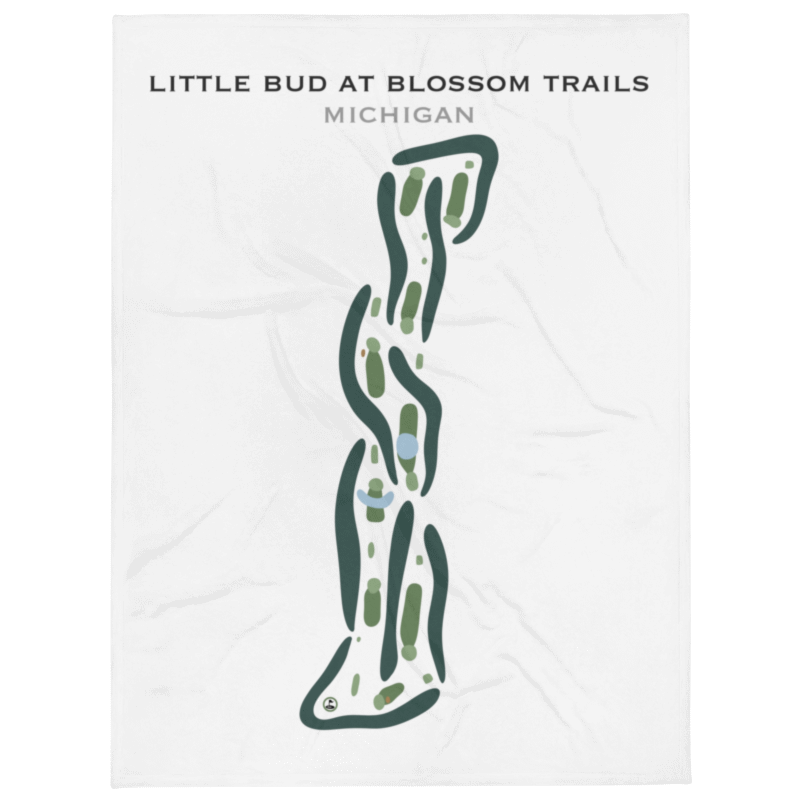 Little Bud at Blossom Trails, Michigan - Printed Golf Courses