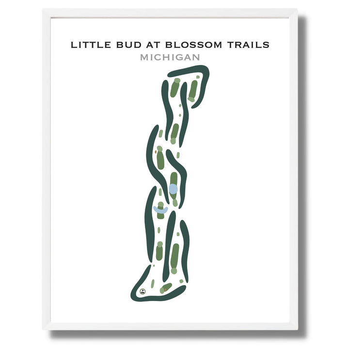 Little Bud at Blossom Trails, Michigan - Printed Golf Courses