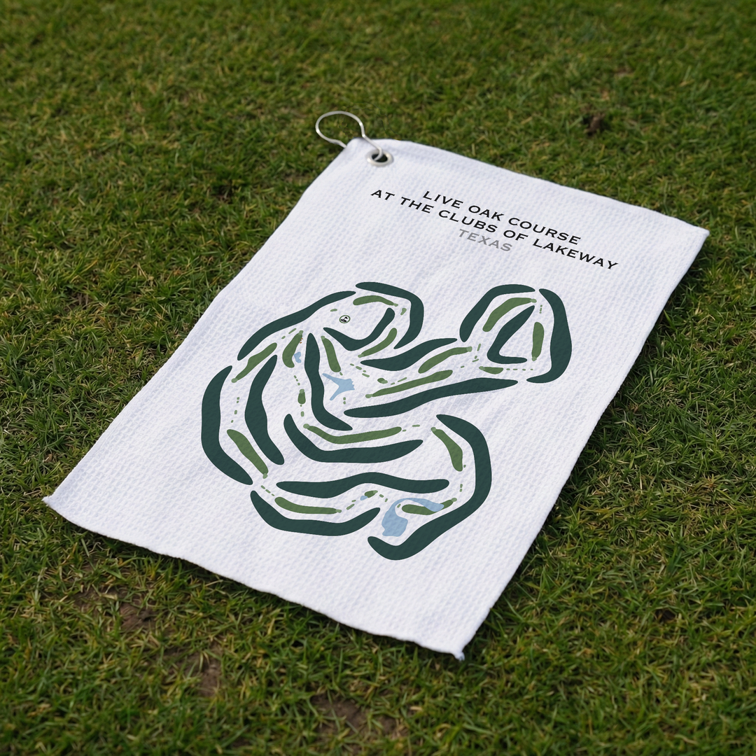 Live Oak at Clubs of Lakeway, Texas - Printed Golf Courses