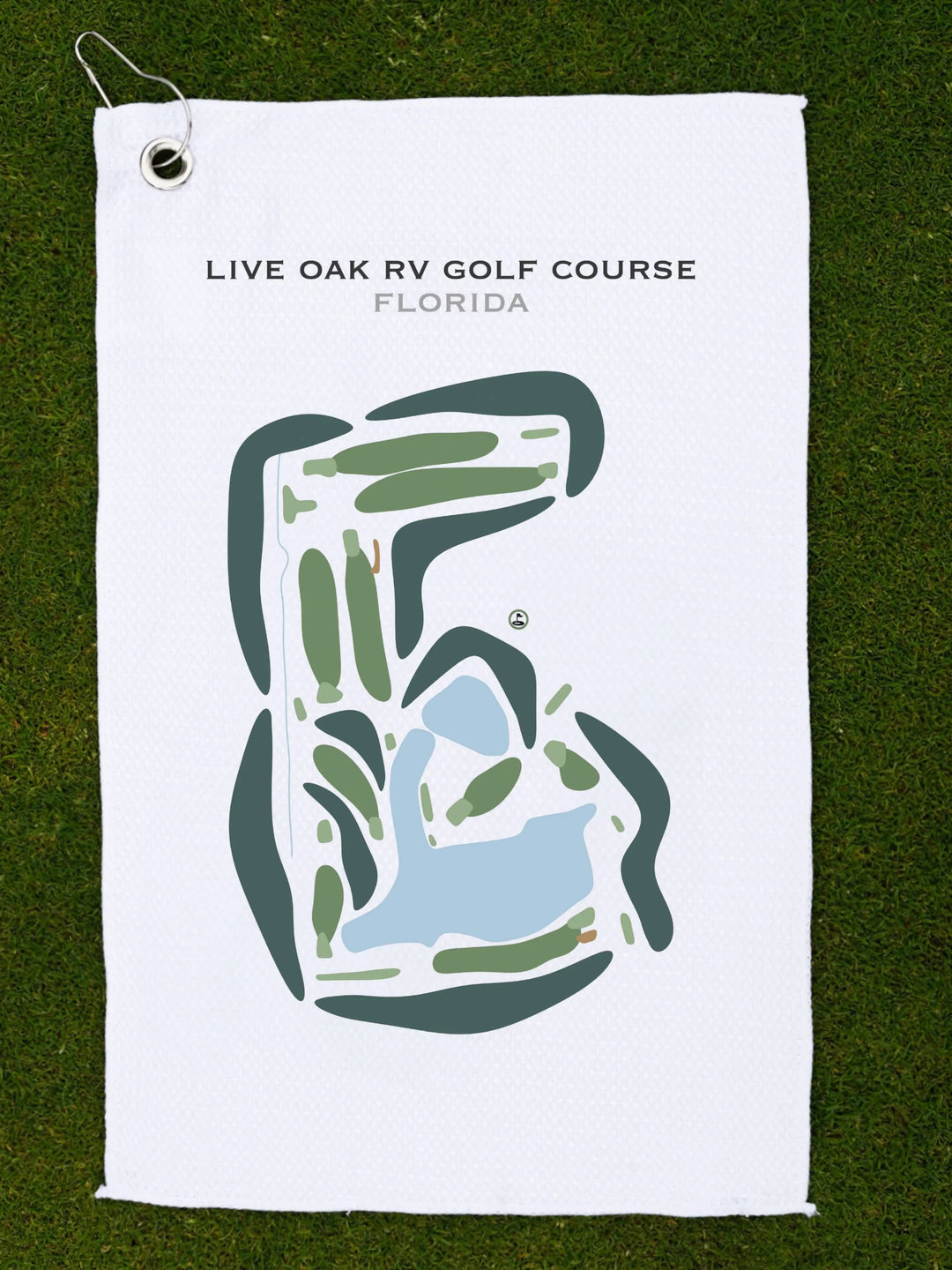 Live Oak RV Golf Course, Florida - Printed Golf Courses