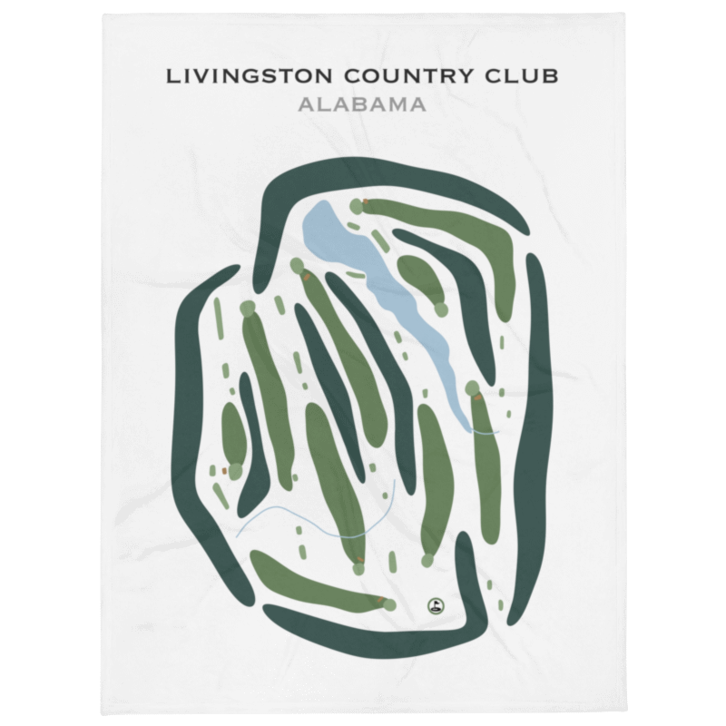 Livingston Country Club, Alabama - Printed Golf Courses